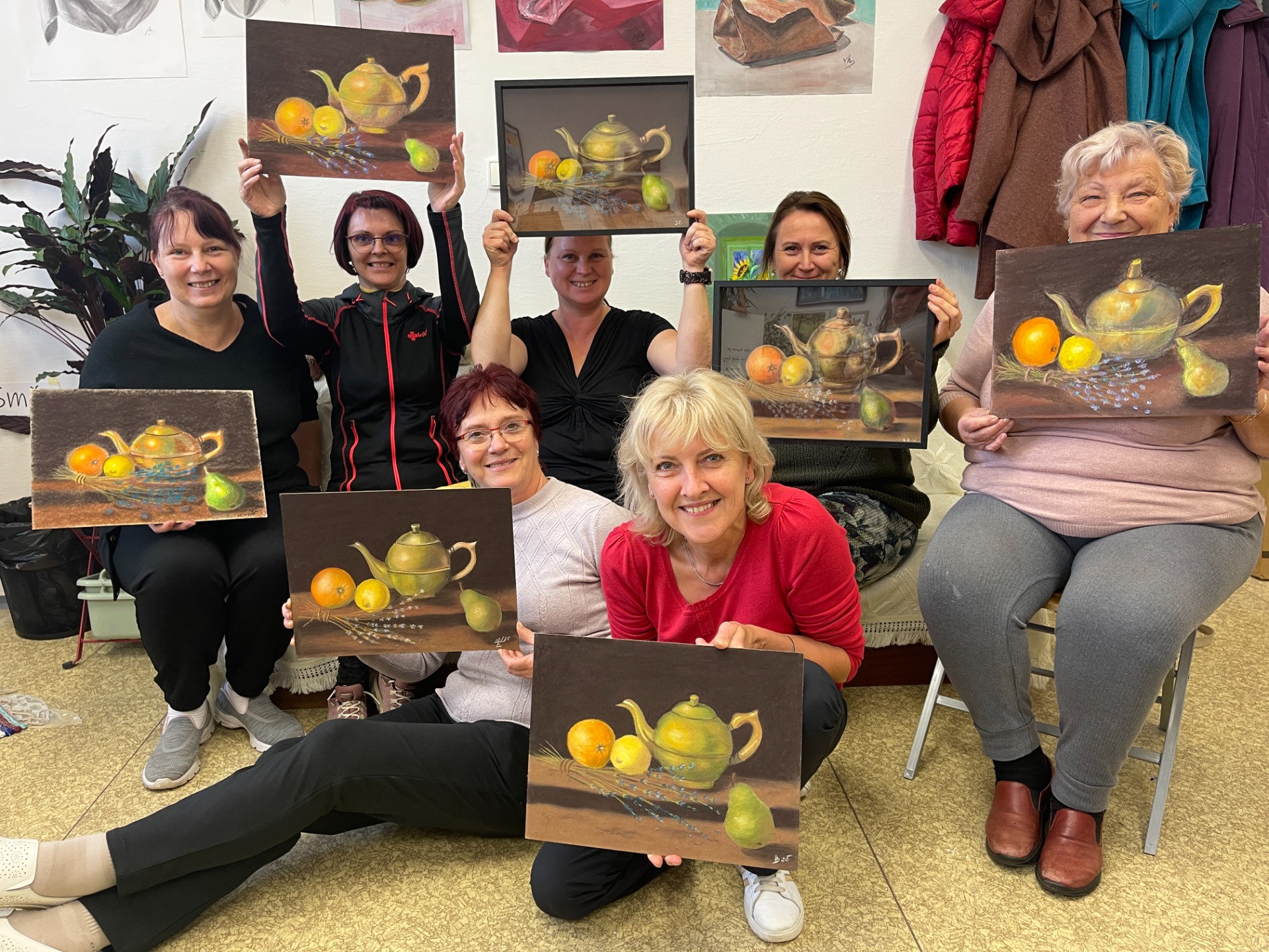 Zátiší pastelem CHRAST